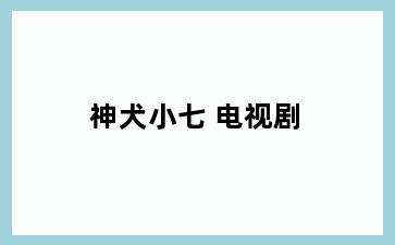 神犬小七 电视剧